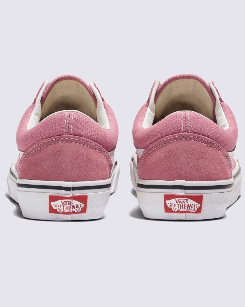 Vans Men's Old Skool Pink Sneakers - Classic Skate Shoes for Casual Wear, Street Style & Everyday Comfort