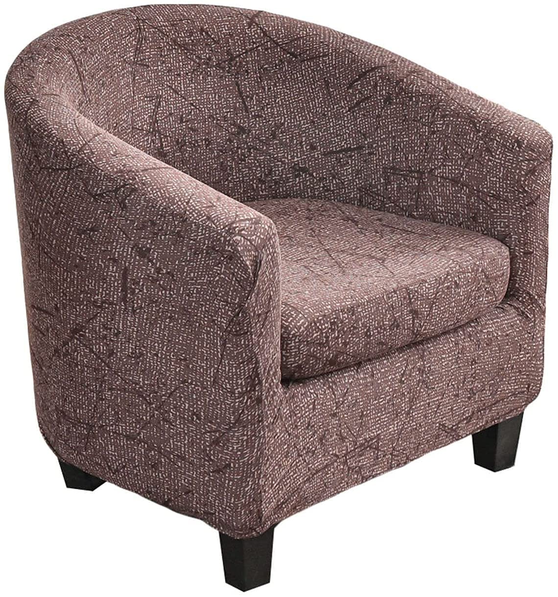 Stretch Tub Chair Covers 2-Pack - Washable Slipcovers for Armchairs & Club Chairs - Removable Sofa Couch Covers for Dining Room, Living Room, Office & Reception Areas - Perfect for Home Decor & Furniture Protection