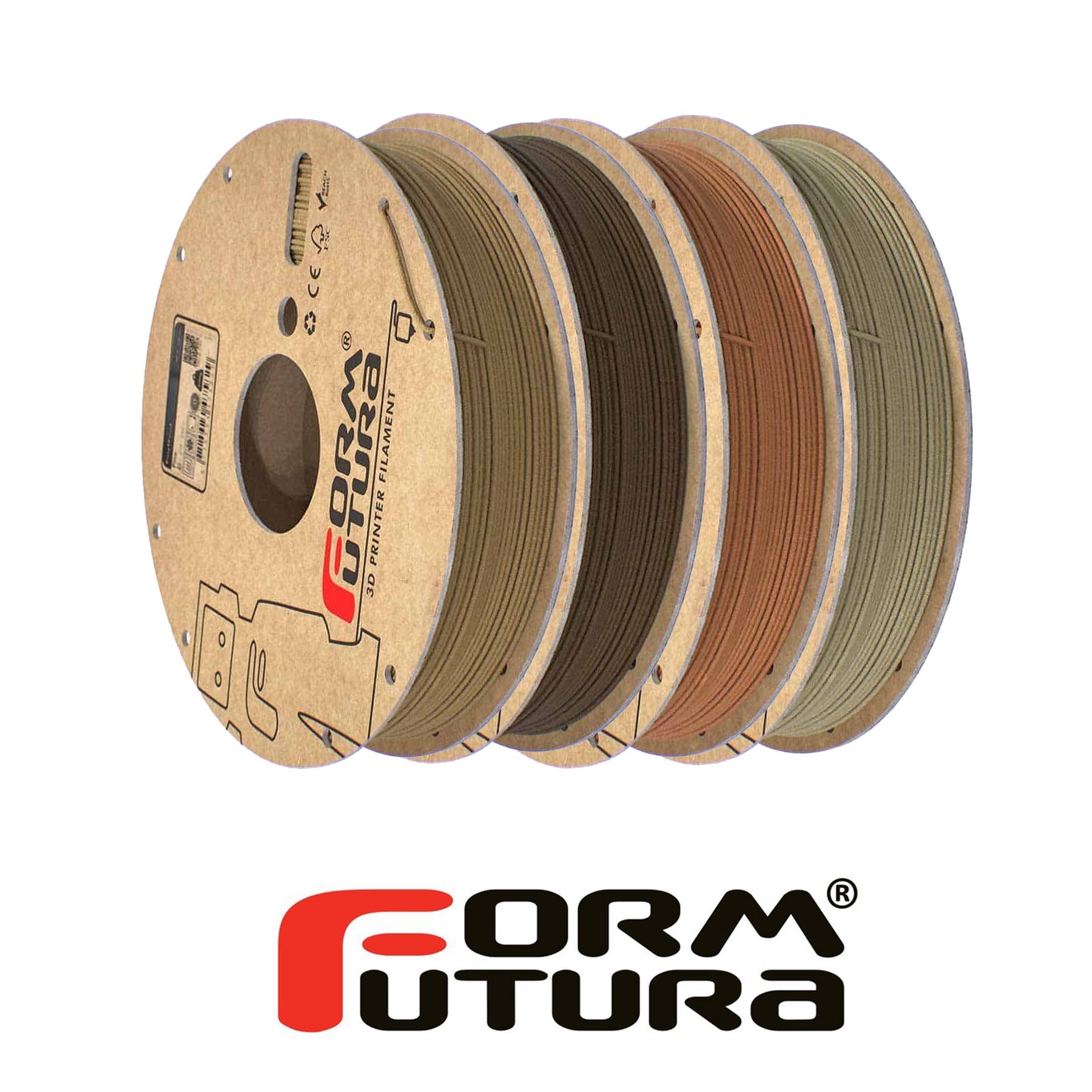 FormFutura EasyWood 1.75mm 3D Printer Filament - 500g Spool (Multiple Color Options) - Perfect for Wood-Like 3D Printing Projects, DIY Crafts & Prototyping