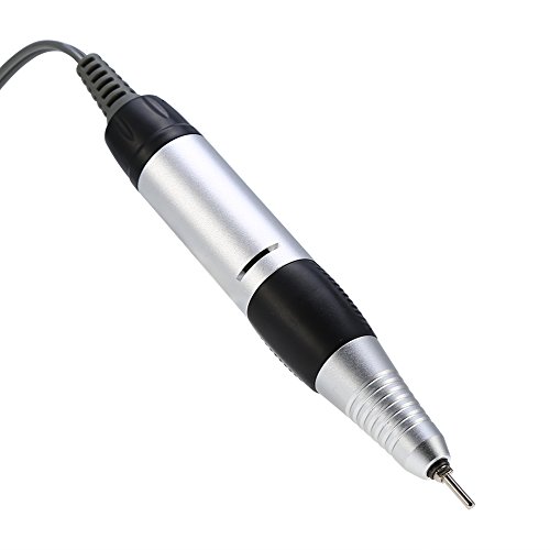 12V Electric Manicure Pedicure Kit - Professional Nail Drill Machine with Handpiece Grinder for Nail Art & Beauty Care - Perfect for Home Salon & DIY Nail Designs (Black)