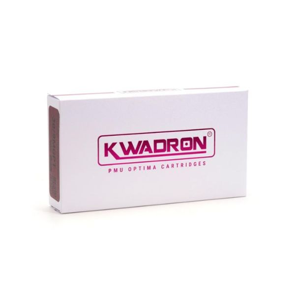 Kwadron PMU Optima 5 Flat Cartridges - Professional Permanent Makeup Needles for Microblading & Ombre Brows - Perfect for Tattoo Artists & Beauty Salons