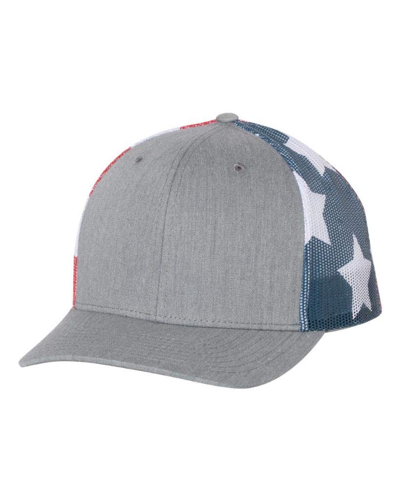 Trump 2024 America First Embroidered 6-Panel Trucker Hat for Adults - Patriotic Political Baseball Cap for Campaign, Rallies & Outdoor Events