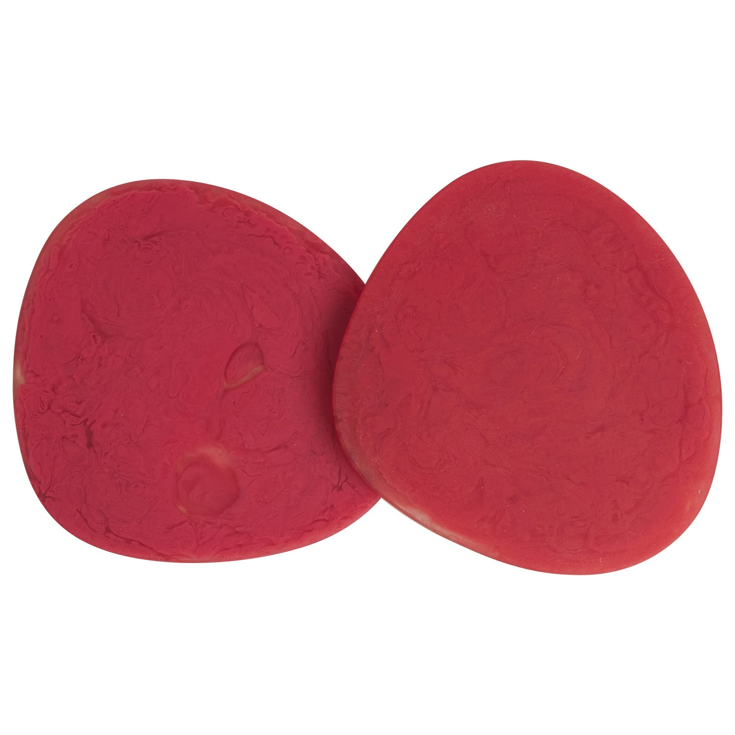 Fenella Coasters Set of 2 - Premium Absorbent Raspberry Design for Coffee & Wine Glasses - Perfect for Home, Office, or Party Use