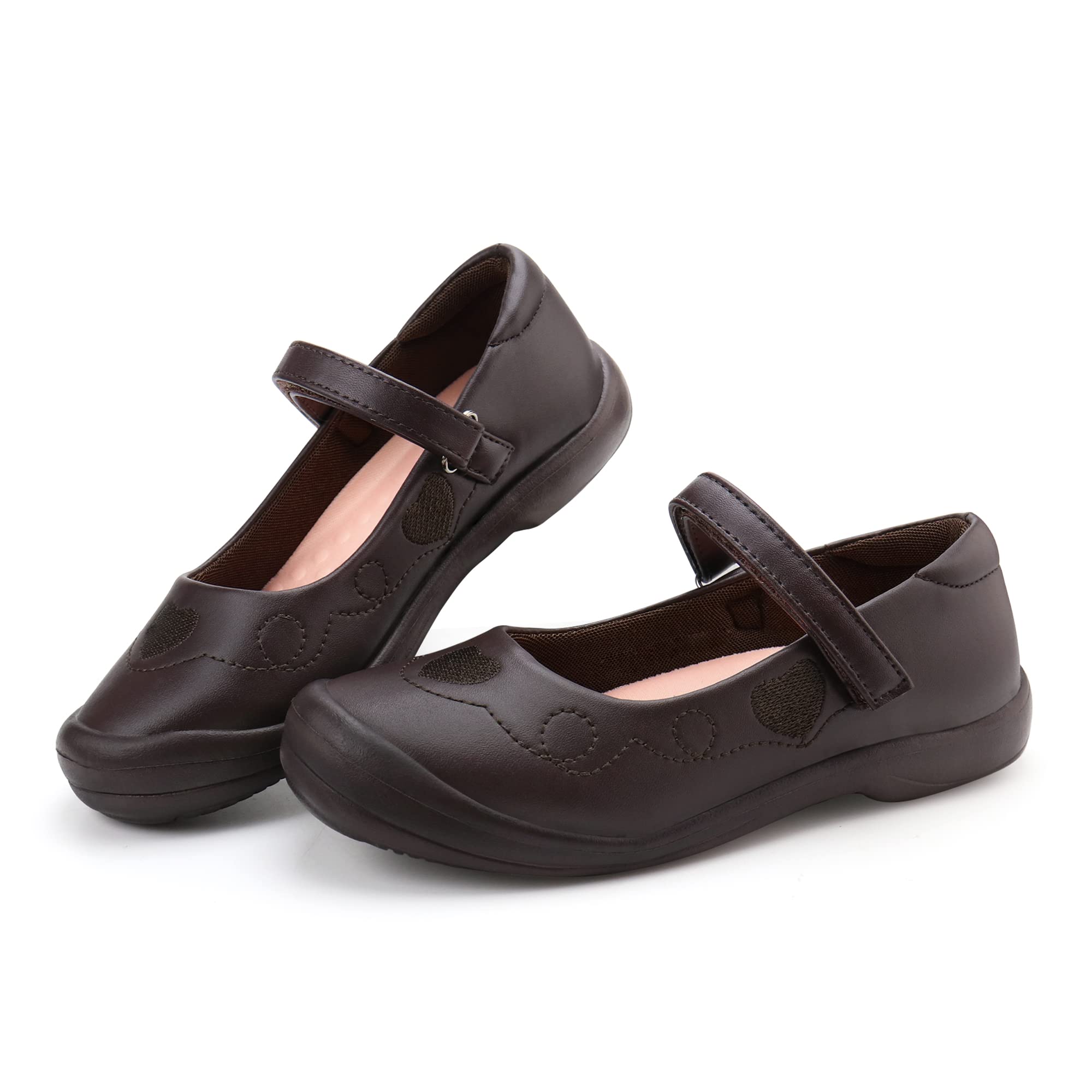 Firelli Girls Mary Jane School Shoes - Comfortable Leather Dress Shoes for Kids - Perfect for School, Church & Special Occasions - Ideal for Uniforms, Weddings & Formal Events - Great for Everyday Wear, Parties, and Dance Recitals - Stylish & Durable for Classroom, Playdates & Holiday Celebrations