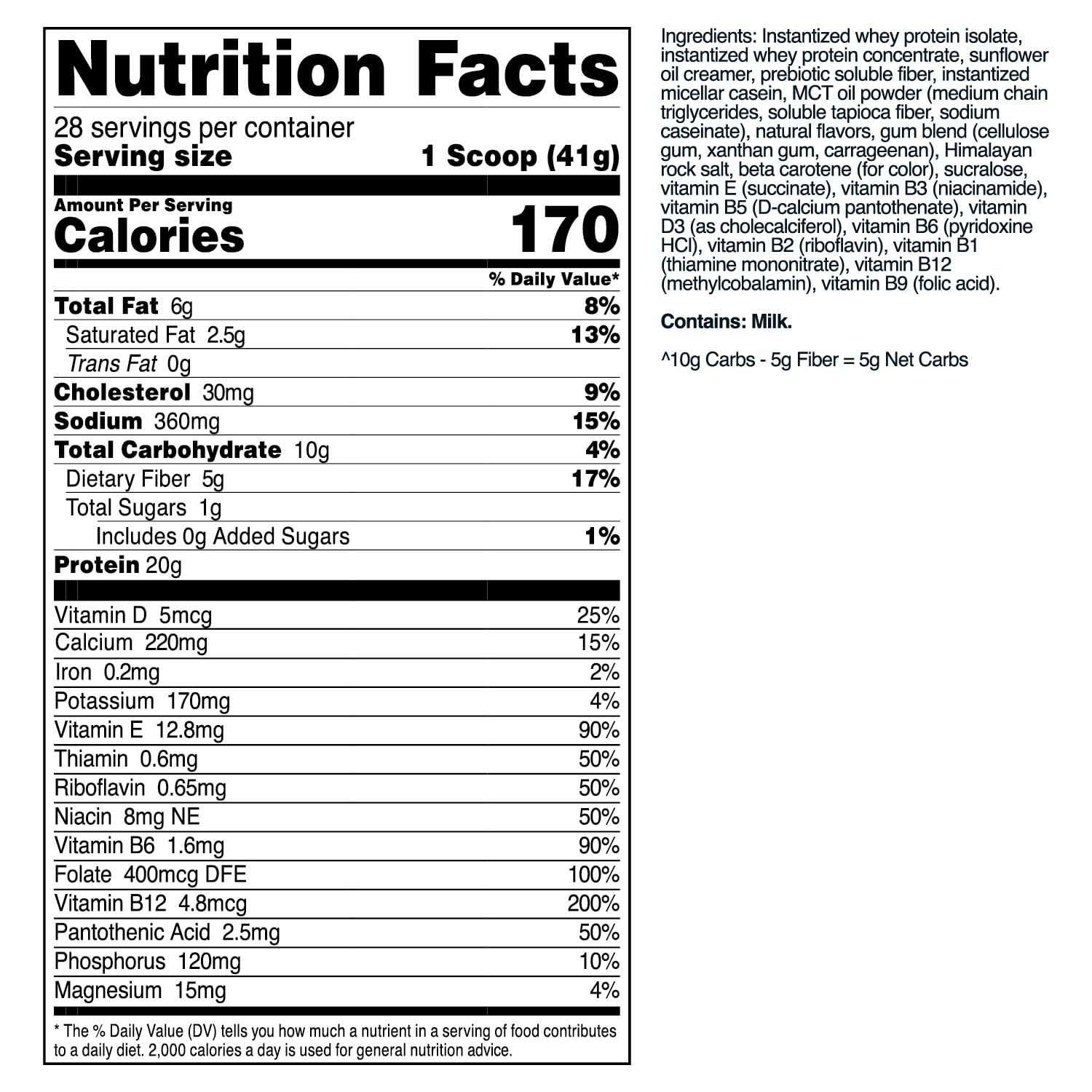 TransformHQ Meal Replacement Shake Powder - 28 Servings, Orange Cream Flavor | Gluten Free, Non-GMO, Vegan Friendly | Perfect for Weight Loss, Post-Workout Recovery & Busy Lifestyles