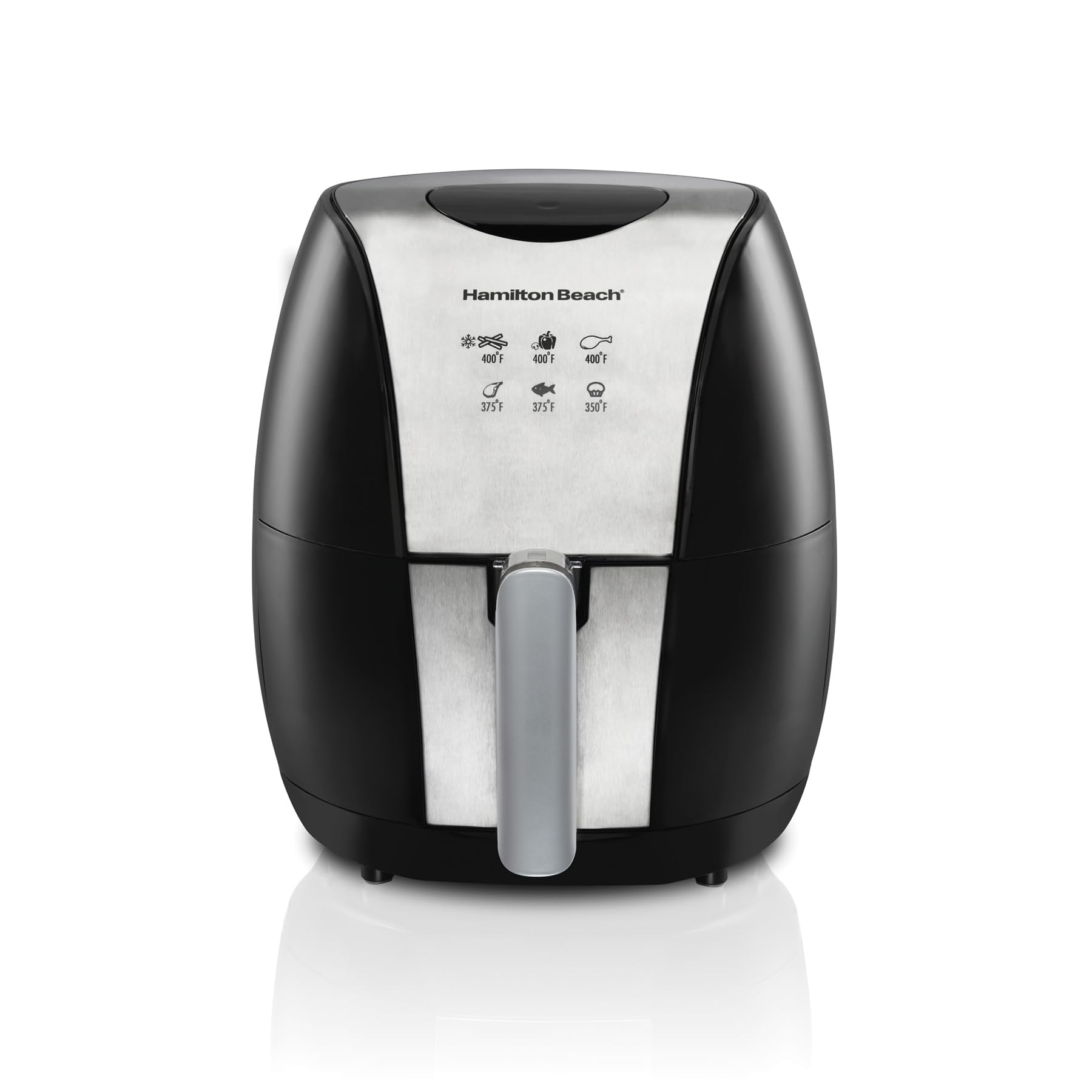 Hamilton Beach 3.2 Quart Digital Air Fryer Oven - 6 Preset Functions, Nonstick Basket for Easy Cleaning, Black (35065) | Perfect for Healthy Cooking, Crispy Snacks & Family Meals