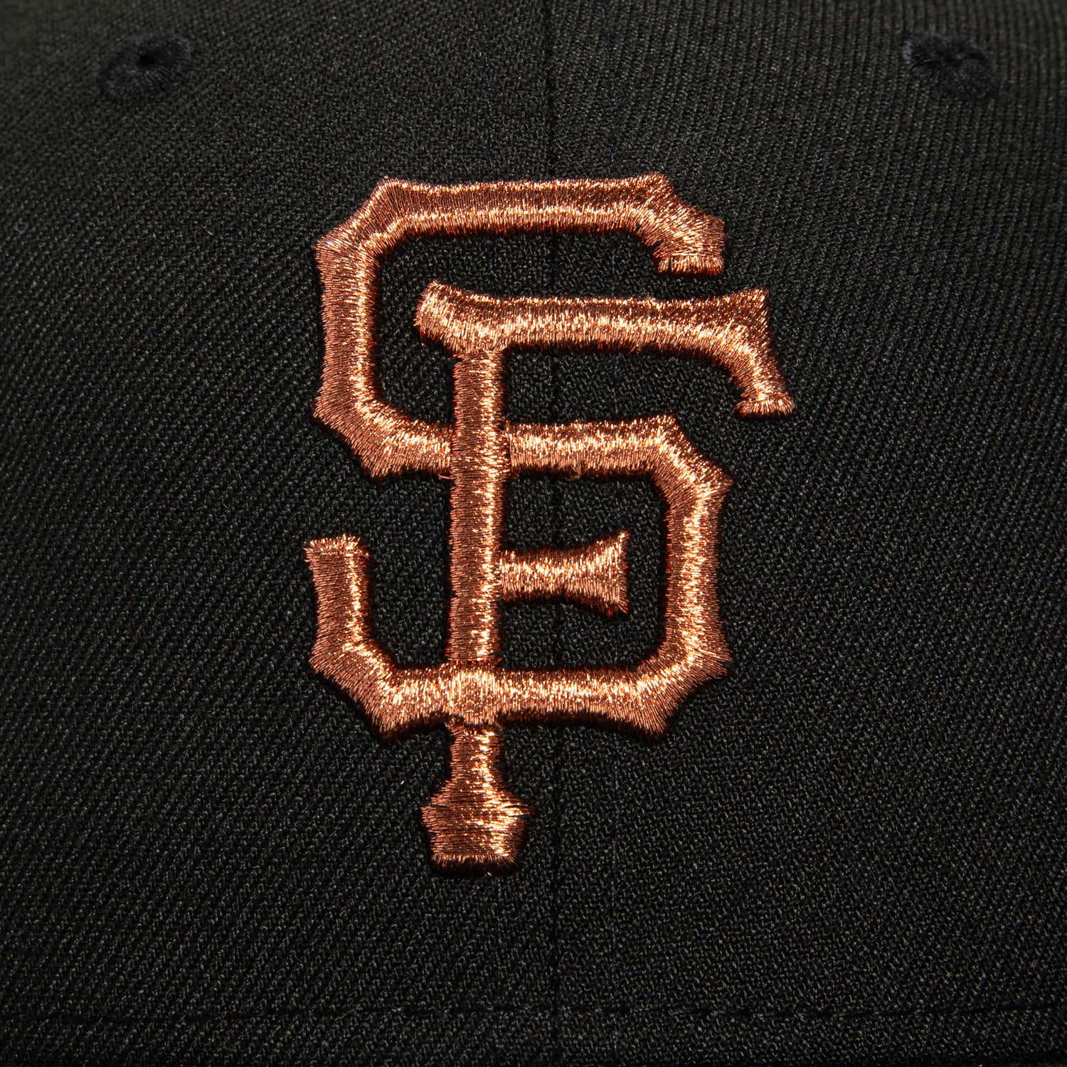 New Era 59Fifty San Francisco Giants 2007 All Star Game Patch Baseball Cap - Black & Metallic Copper - MLB Officially Licensed Hat for Sports Fans & Streetwear Fashion