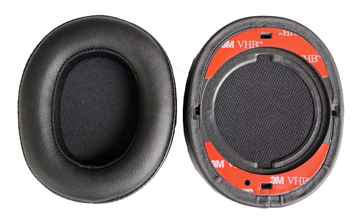 JBL E55BT Quincy Edition Replacement Earpads - Premium Black Memory Foam Cushions for Over-Ear Headphones - Noise Isolation & Comfort Upgrade - Perfect for Music, Gaming & Travel (1 Pair)