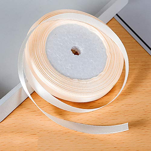 25 Yards 3/8 Inch Satin Ribbon for Crafts, Sewing & Gift Wrapping - Christmas, Wedding & Party Decoration - DIY Clothes Accessories & Home Decor - Premium Quality Satin Ribbon for All Occasions