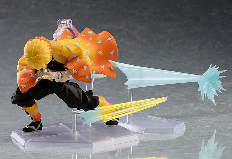 Figma #522 DX Zenitsu Agatsuma Action Figure - Demon Slayer: Kimetsu no Yaiba Anime Collectible - Perfect for Display & Anime Fans Collection
