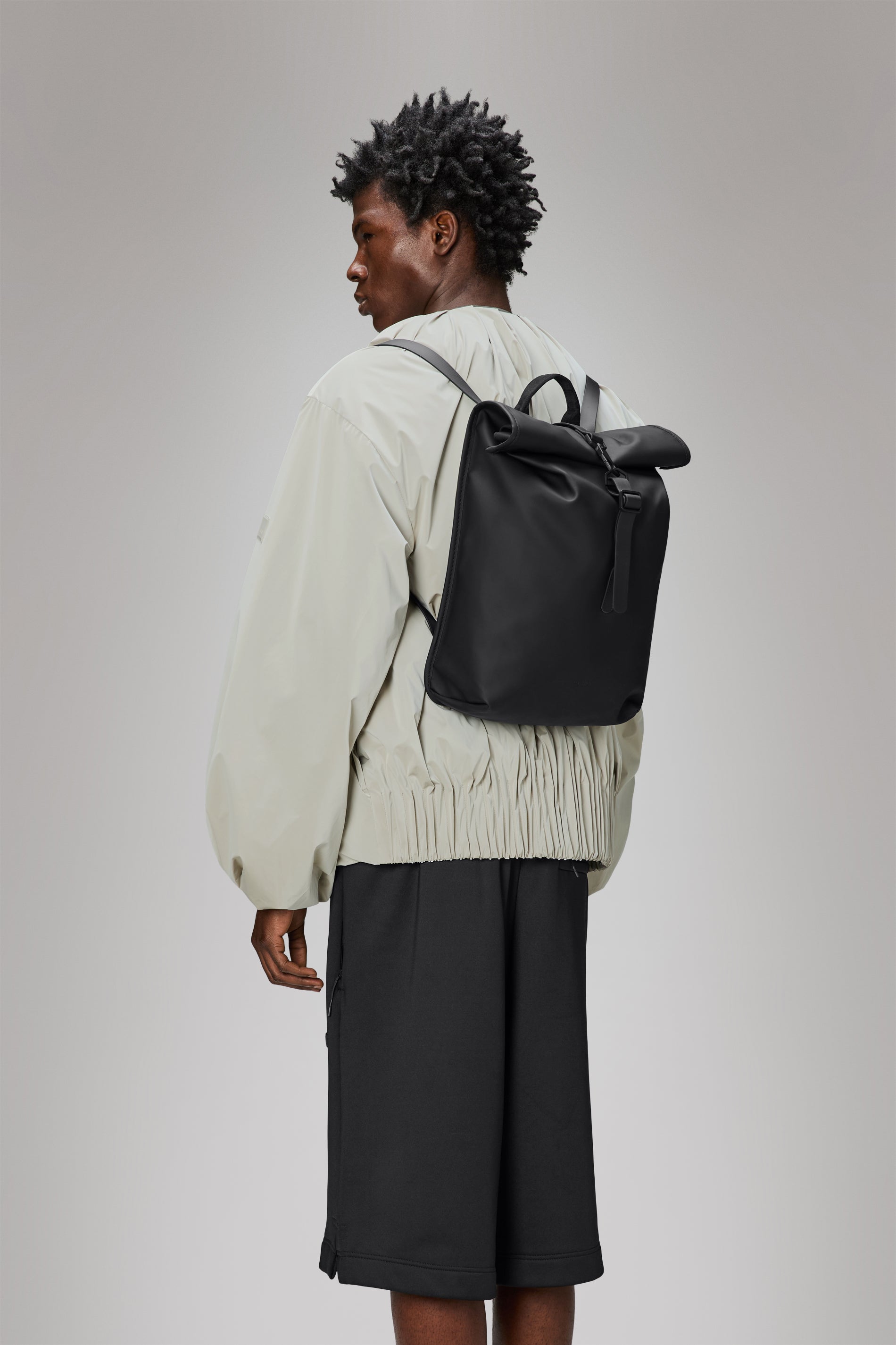 Mini Rolltop Rucksack - Waterproof Travel Backpack for Hiking, Cycling & Daily Commute | Compact & Lightweight Design