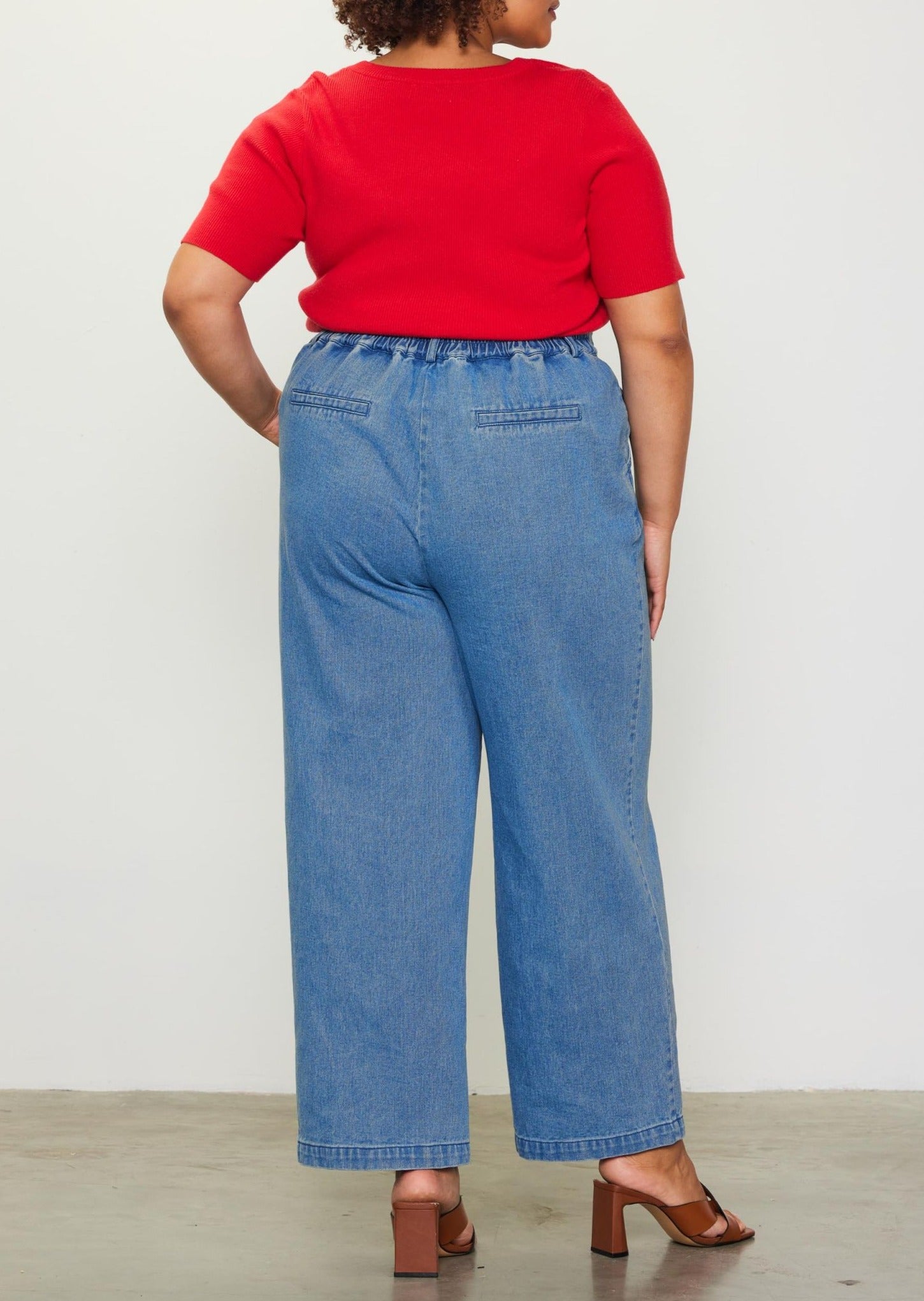 Premium Washed Denim Trousers for Men & Women | Comfortable Stretch Jeans | Casual, Work & Everyday Wear