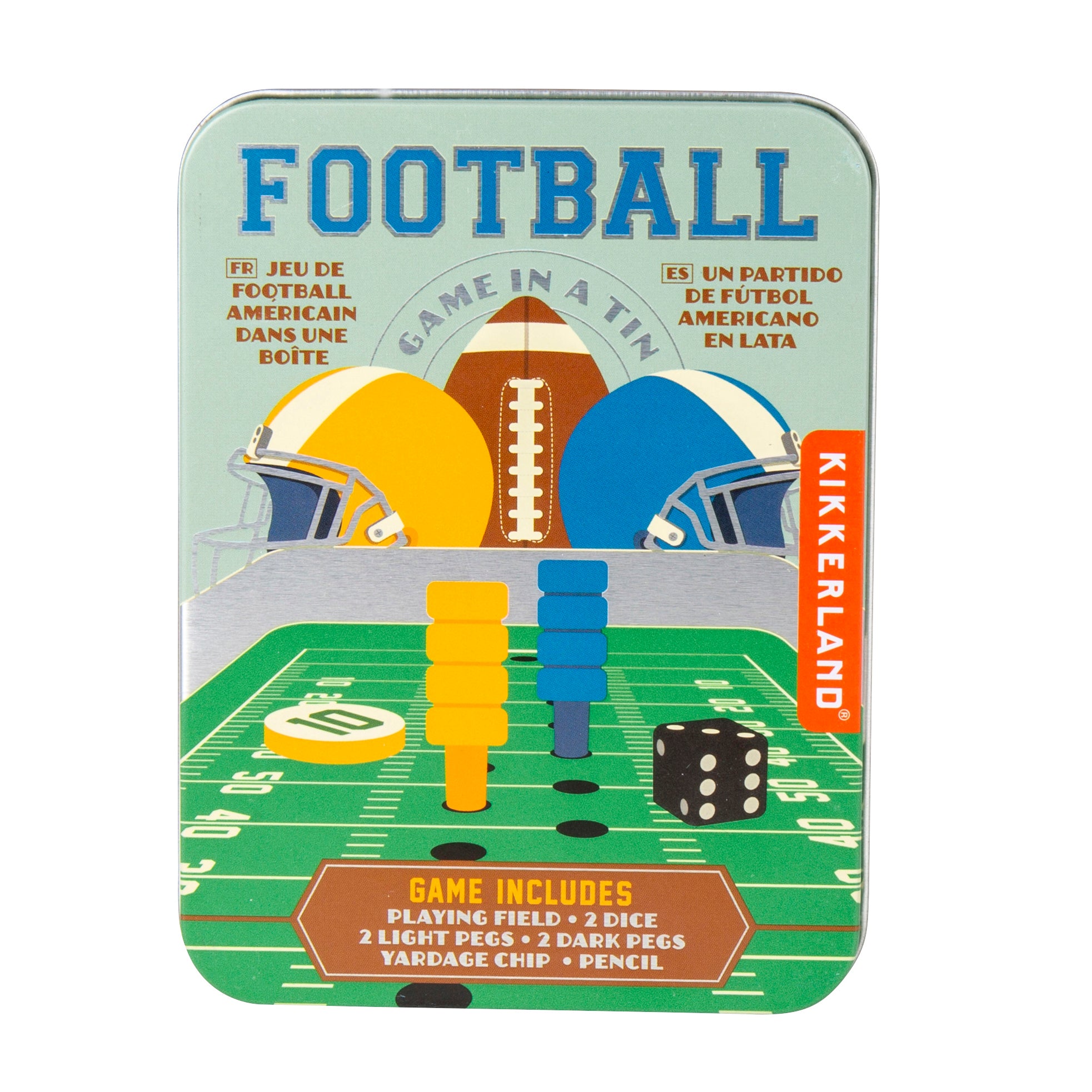 Premium Metal Tin Football - Collectible & Decorative Sports Memorabilia for Fans, Home, Office & Game Room Decor
