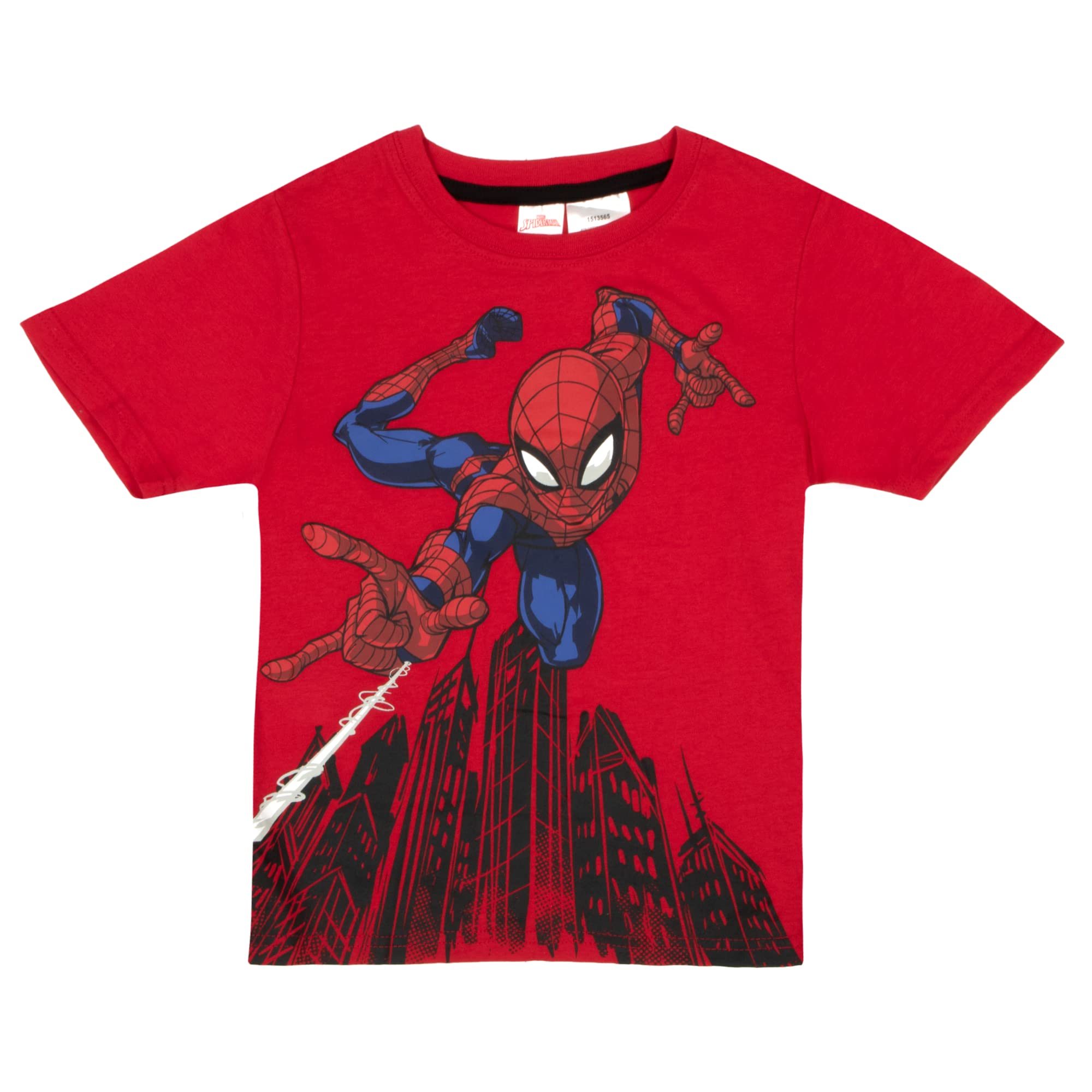 Marvel Spider-Man Boys 3-Piece Fleece Pajama Set - Zip-Up Hoodie, T-Shirt & Pants Bundle | Soft & Cozy Winter Sleepwear for Kids | Perfect for Bedtime, Lounging & Superhero Costume Play