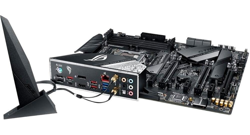 ASUS ROG Strix Z390-E Gaming Motherboard - LGA1151 Socket for Intel 8th/9th Gen CPUs, ATX Form Factor, DDR4 RAM, Dual M.2 Slots, USB 3.1 Gen2, Wi-Fi 802.11AC - Perfect for High-Performance PC Gaming & Streaming Builds
