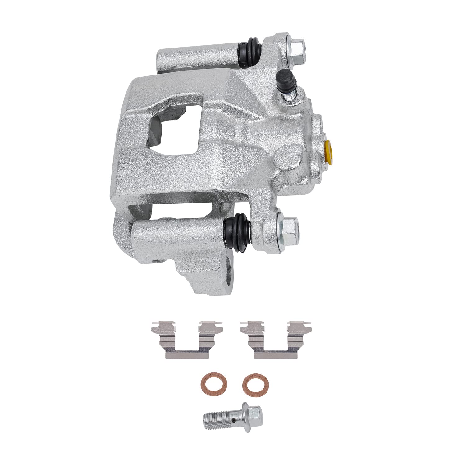 Detroit Axle Rear Brake Calipers & Ceramic Brake Pads Kit for Nissan Altima Maxima - Includes Brackets & Metal Piston Option | Durable Brake System Replacement for Smooth Stopping & Enhanced Safety