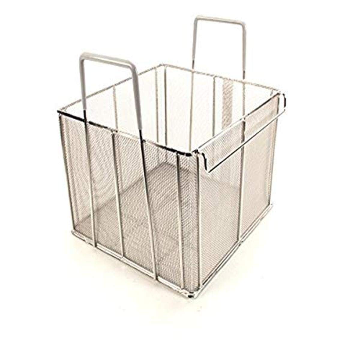 Pitco B4510202 Small Bulk Fine Mesh Pasta Basket - Commercial Grade Stainless Steel Strainer for Restaurants & Catering - Perfect for Draining Pasta, Vegetables & Seafood in Professional Kitchens