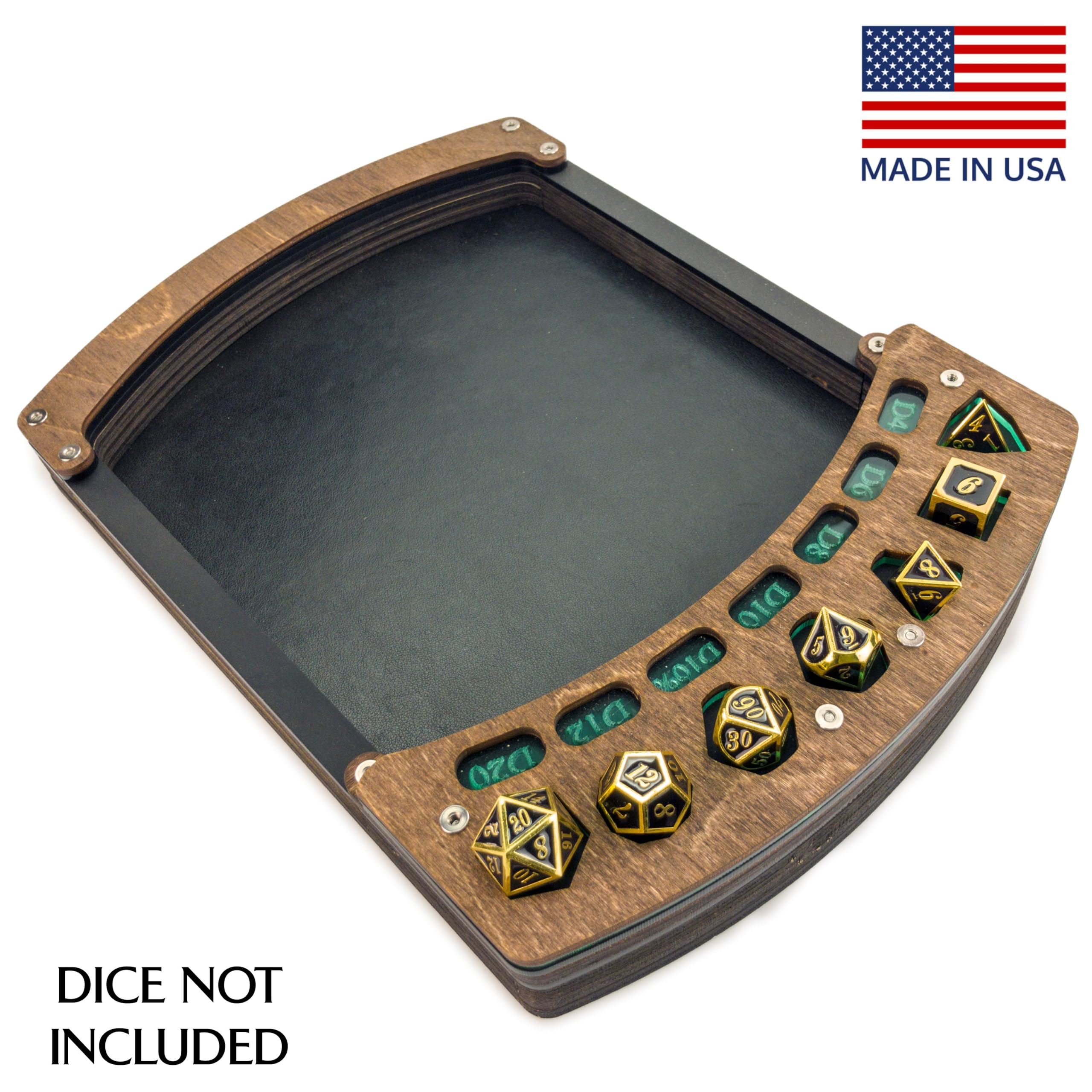 C4Labs Detachable Dice Stand & Storage Tray - Interchangeable Display for RPG Dice, Miniatures & Gaming Accessories | Perfect for D&D, MTG & Board Game Enthusiasts