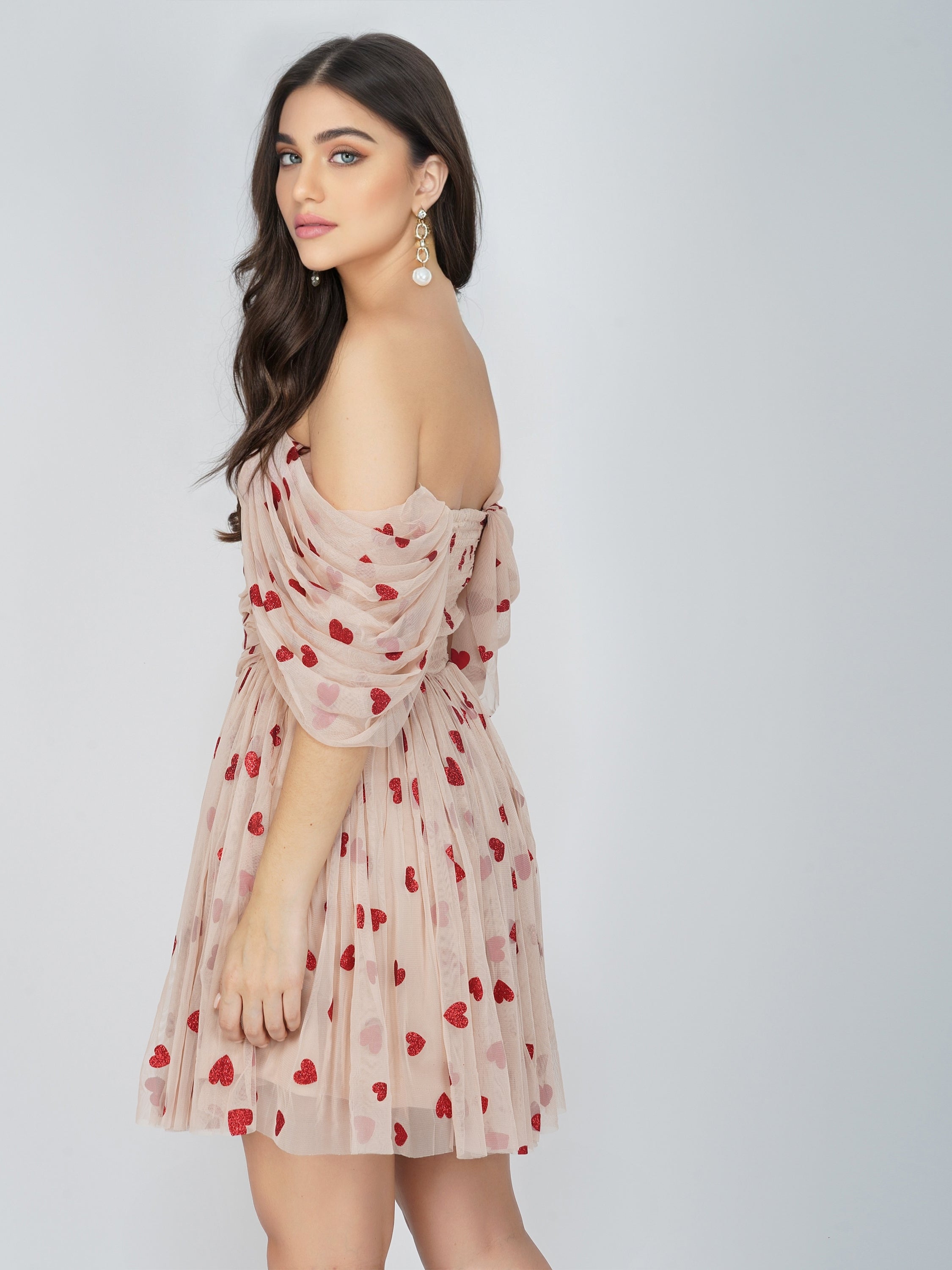 Sydney Red Heart Mini Dress - Sexy & Cute Summer Party Dress for Women | Perfect for Date Night, Club Outfits & Beach Vacations