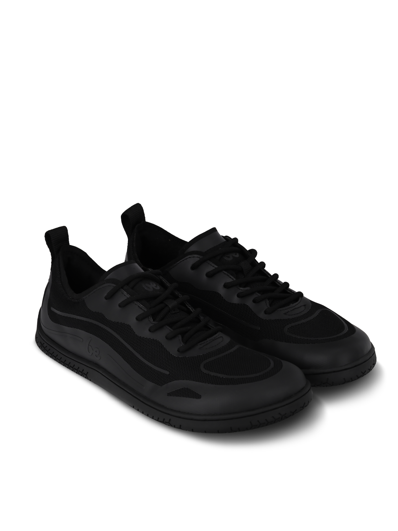 Barefoot Sneakers for Men & Women - Be Lenka Velocity All Black Minimalist Shoes | Lightweight & Flexible for Running, Walking & Gym Workouts