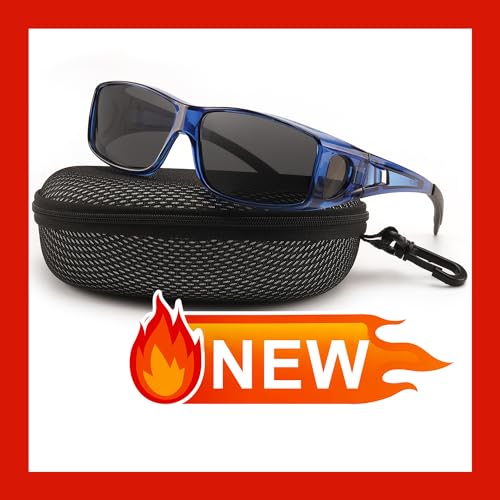 G03 Blue+case Fit Over Glasses Sunglass