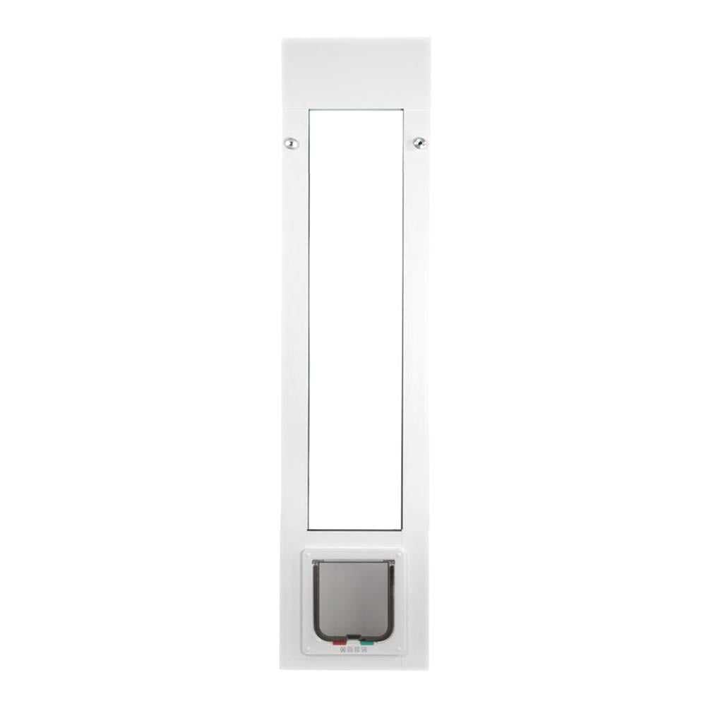 Whiskers and Windows Cat Door for Vinyl Horizontal Sliding Windows | Large Cat Flap for Easy Pet Access | Fits Windows 43