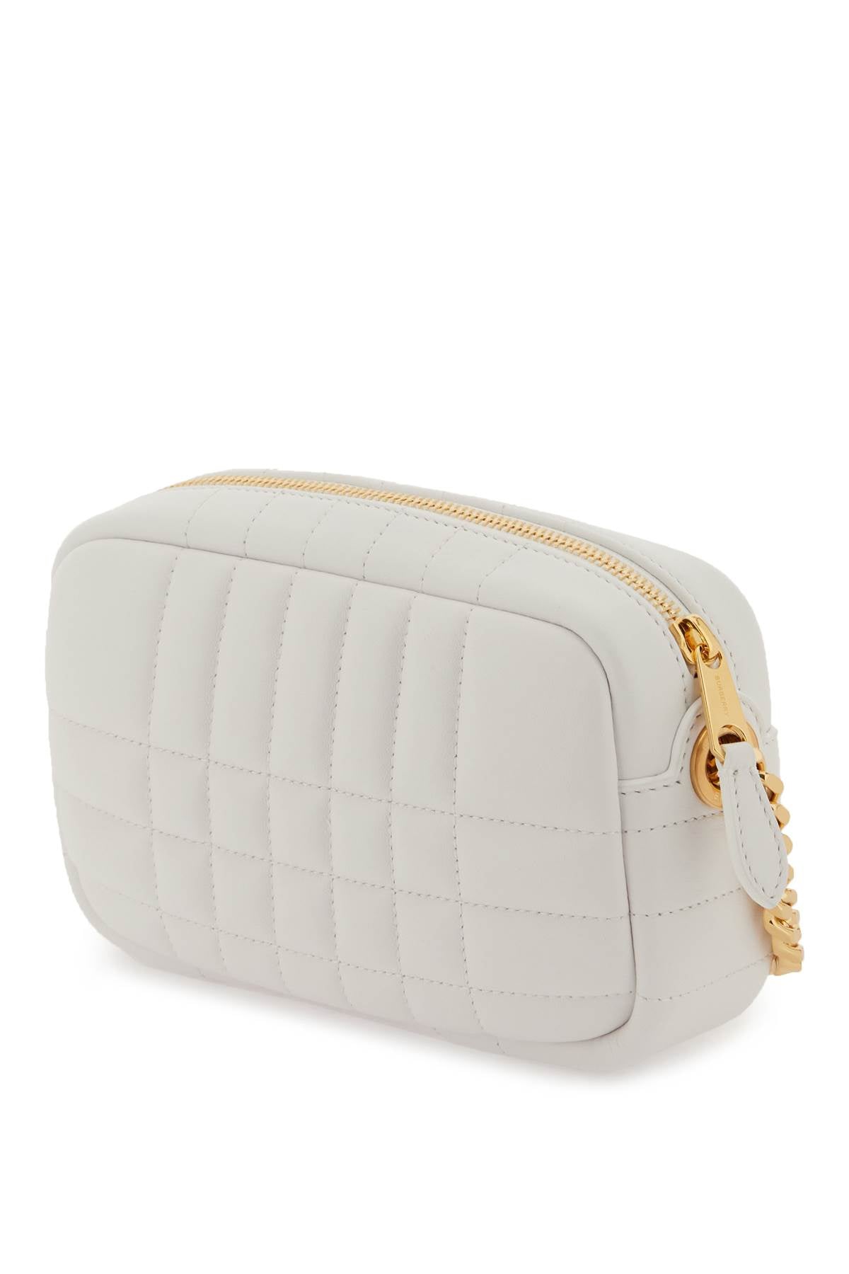Burberry Quilted Leather Mini Lola Camera Bag for Women - Stylish Crossbody Purse for Everyday Use, Travel & Special Occasions