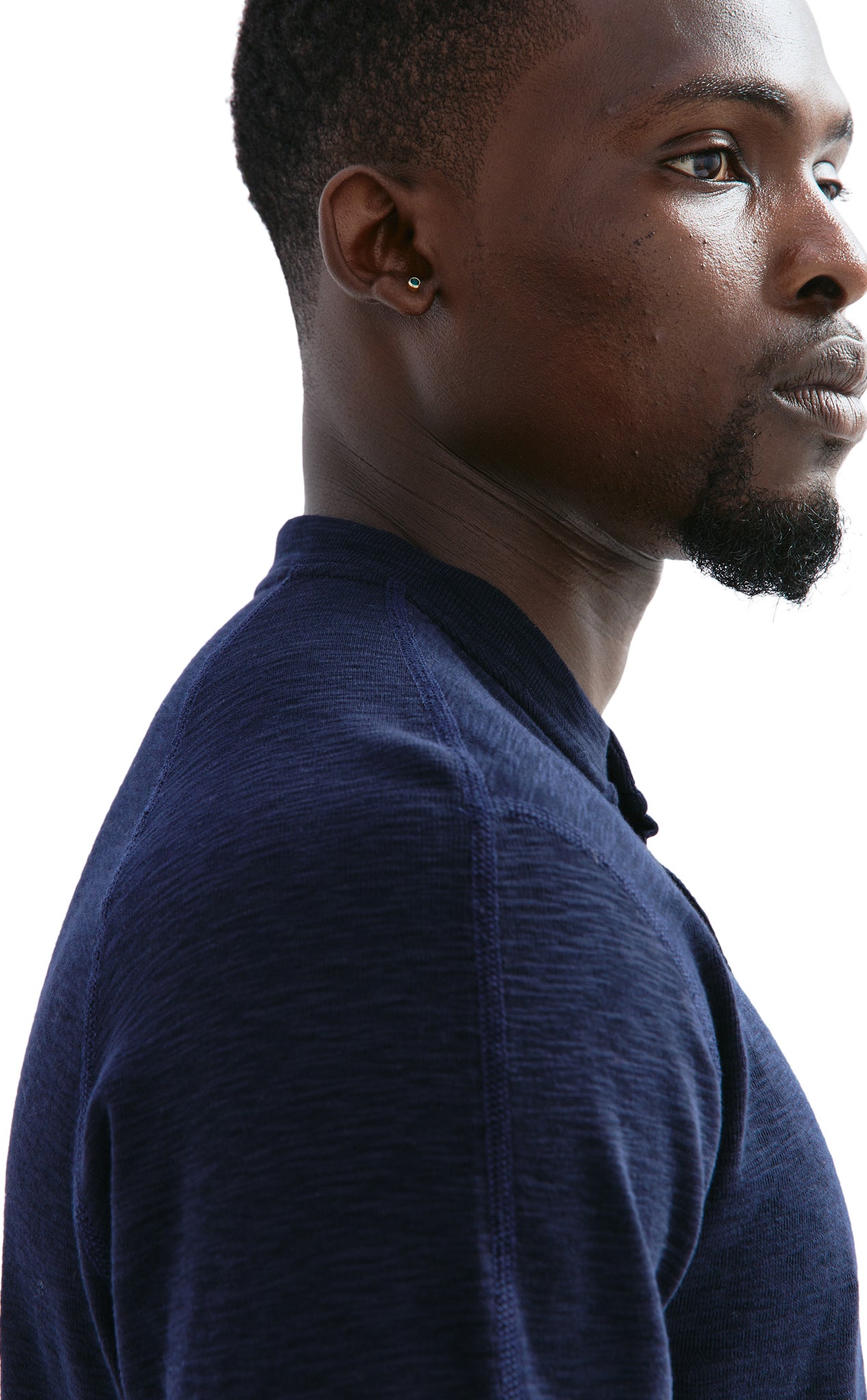 1X1 Slub Knit Henley T-Shirt for Men - Soft & Breathable Cotton Casual Shirt - Perfect for Everyday Wear, Outings & Relaxing