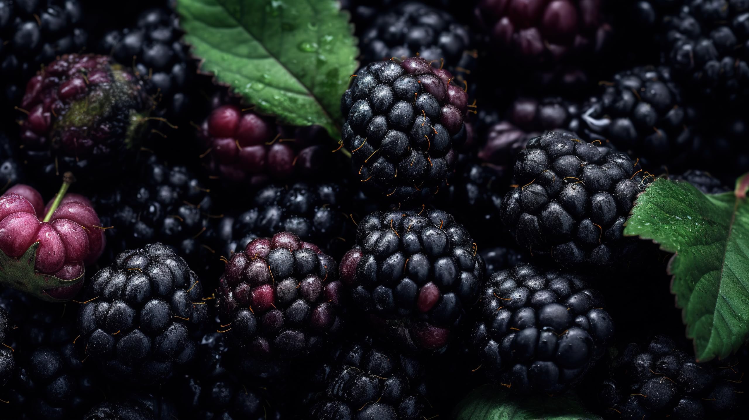 Fresh & Juicy Blackberries by RawJoy Farms - 4 Pound Pack | Perfect for Smoothies, Desserts & Healthy Snacks