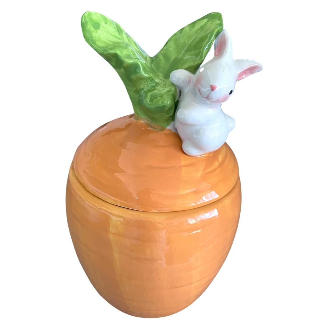 Vlasova Ceramic Bunny Bowls Set of 5 - Easter Rabbit Themed Kids Tableware for Snacks, Cereal & Desserts - Cute Home Decor & Party Serving Bowls for Easter Celebrations, Baby Showers & Spring Decorations