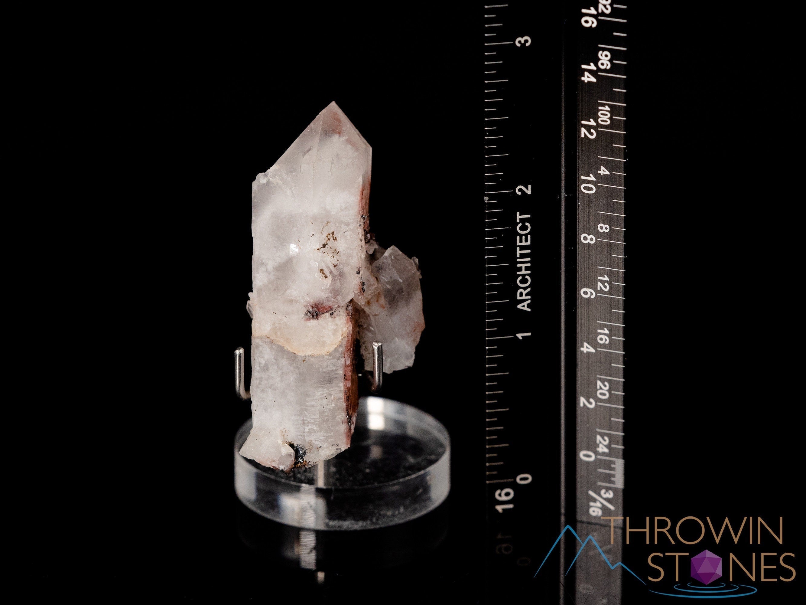 Natural QUARTZ Raw Crystal Cluster with Specular HEMATITE - Healing Stones for Home Decor, Housewarming Gift & Spiritual Healing | Perfect for Meditation, Office Desk & Feng Shui