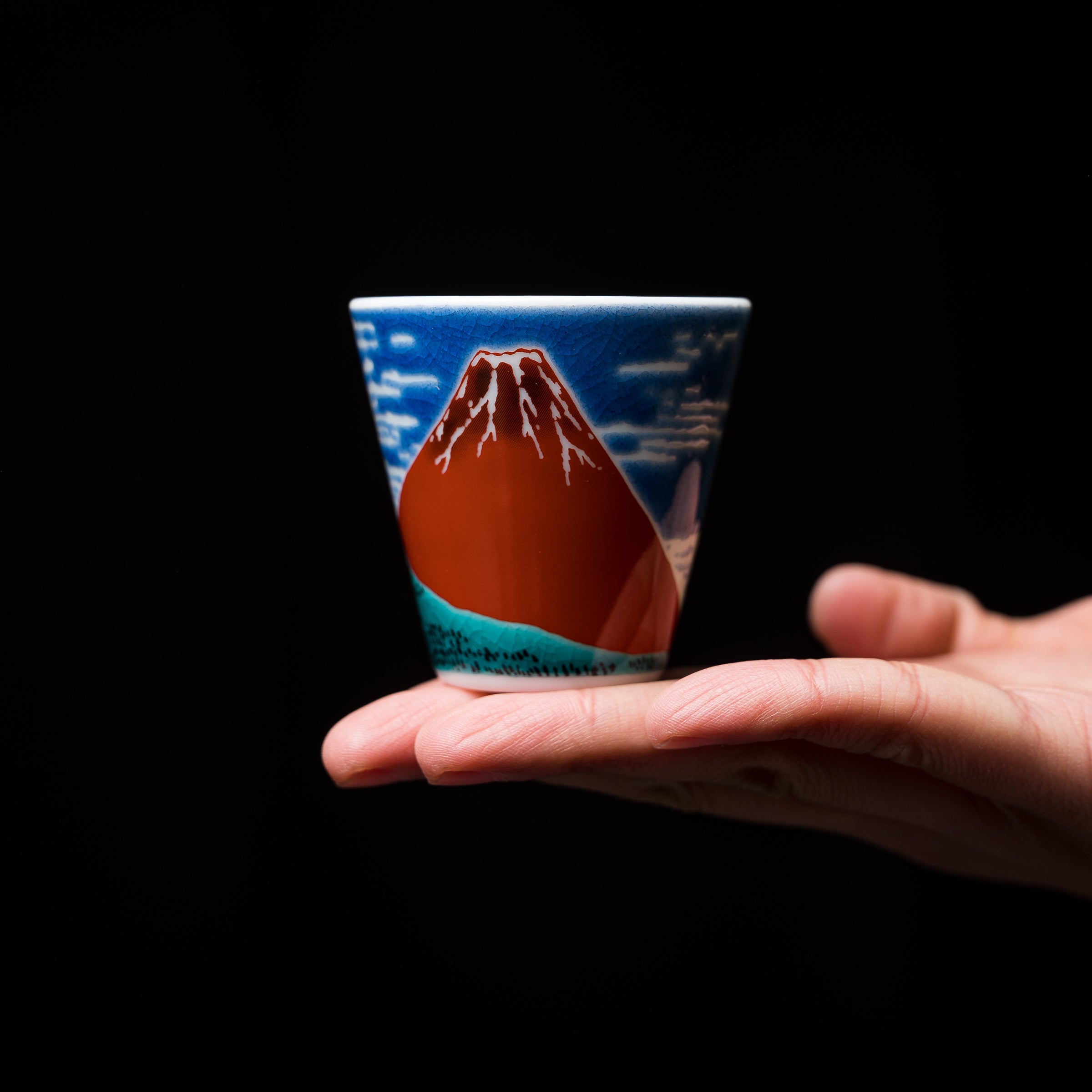 Kutani Design x Wakasa Porcelain Sake Cup Set - 30 Unique Japanese Ceramic Drinking Cups for Sake, Tea & Cocktails - Traditional Handcrafted Japanese Tea Ceremony & Home Bar Accessories