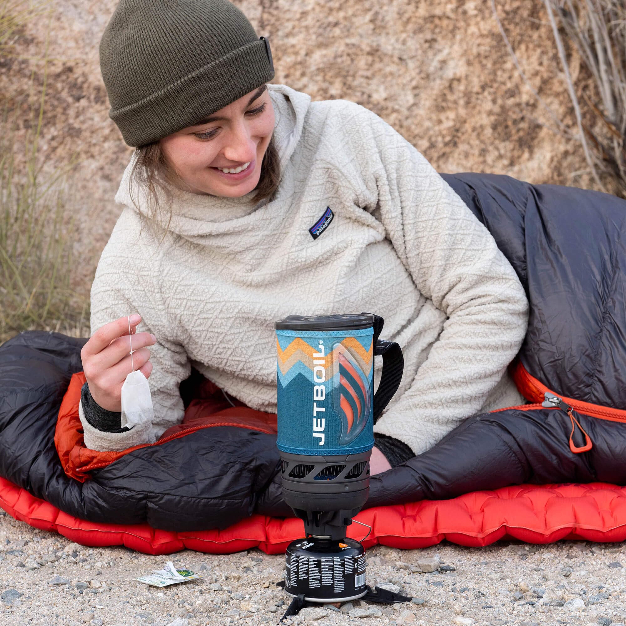 Jetboil Flash Camping Stove System - Compact Backpacking Stove with Cooking Cup | Portable Propane/Isobutane Burner for Hiking, Backpacking & Outdoor Adventures | Perfect for Camping Meals & Emergency Preparedness