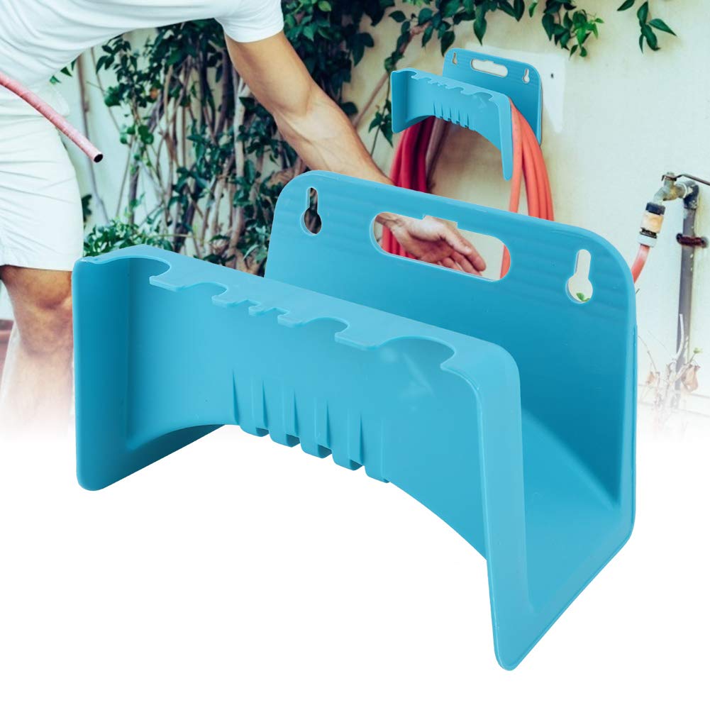 01 Storage Bracket Wall Mounted Hose Hanger - ABS Material Water Pipe Rack with 20 Meters Capacity (2 Pipe Space Saving Design) - Perfect for Garden, Home & Outdoor Watering Organization