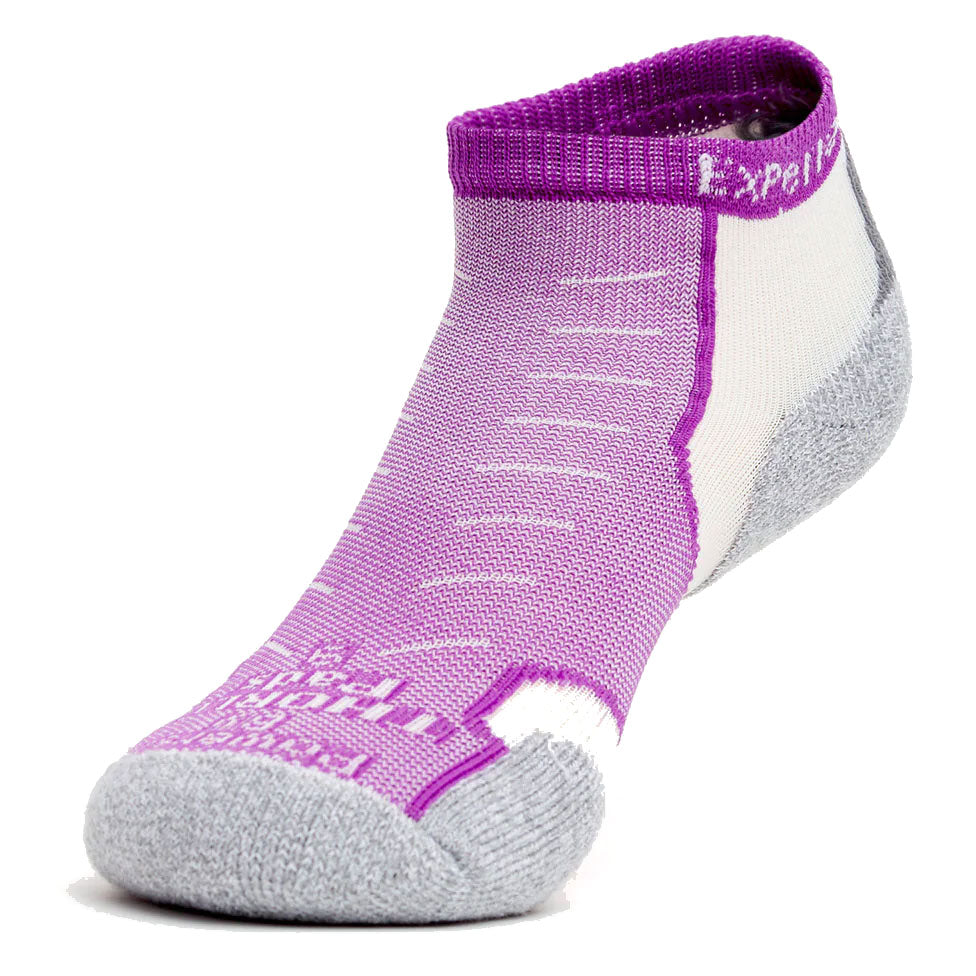 Thorlo Experia Micro Mini Crew Unisex Socks - Very Berry Color - Lightweight & Breathable for Running, Hiking & Outdoor Activities