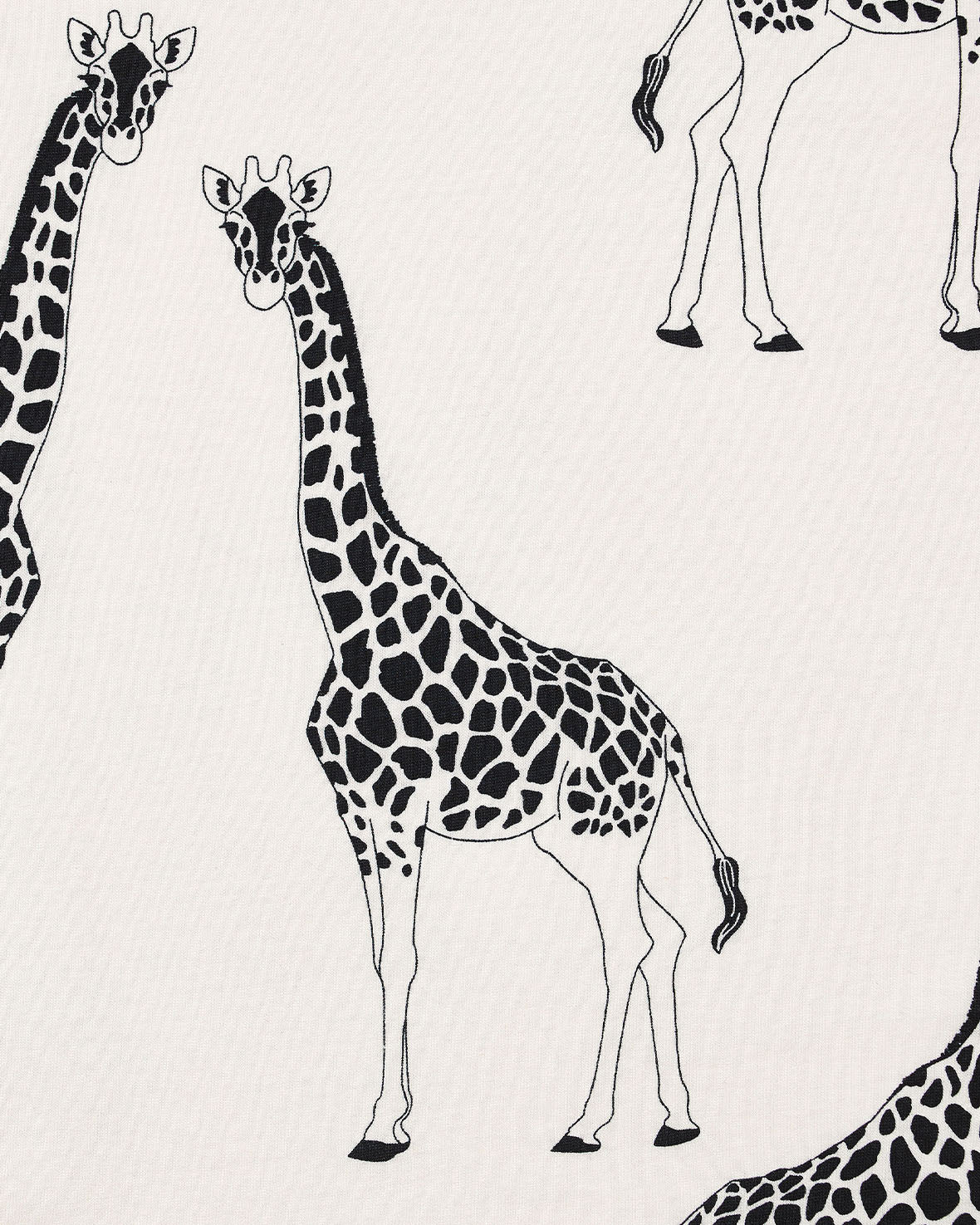 Organic Cotton Kids' Giraffe Print Short Pajama Set - Soft & Breathable Sleepwear for Boys & Girls - Perfect for Summer Nights & Sleepovers