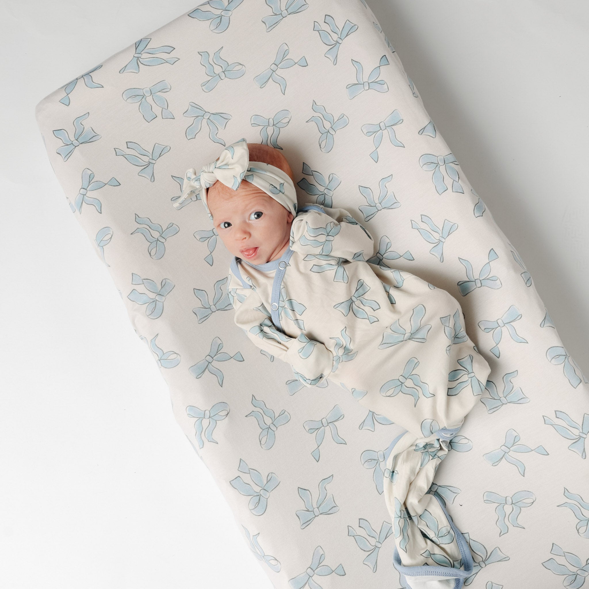 Premium Organic Cotton Knit Diaper Changing Pad Cover - Soft, Breathable & Washable - Perfect for Nursery, Baby Shower Gift & Travel Use