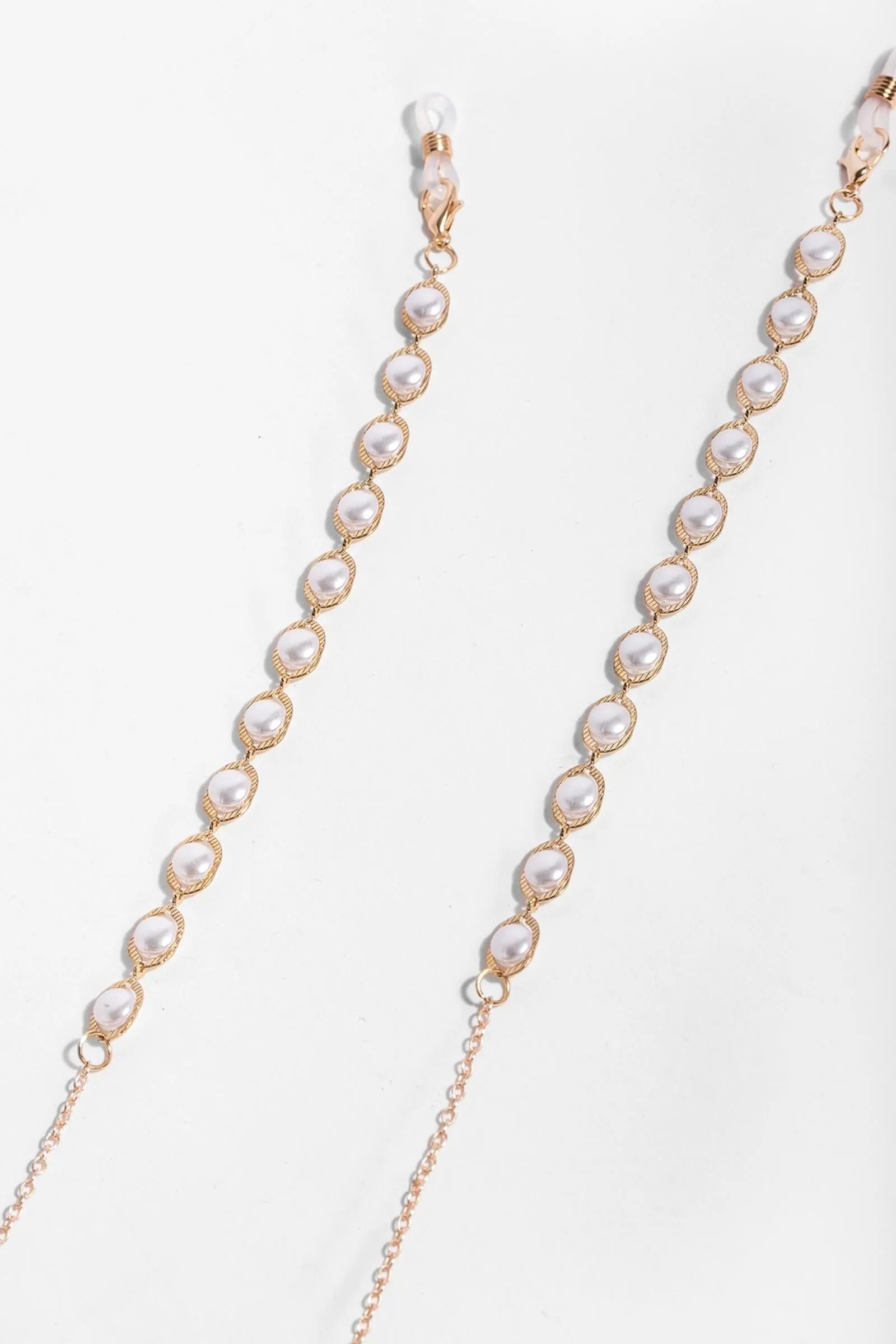Elegant Pearl Eyeglass Chain for Women & Men - Adjustable Glasses Holder with Beaded Design - Perfect for Reading, Driving & Fashion Accessories