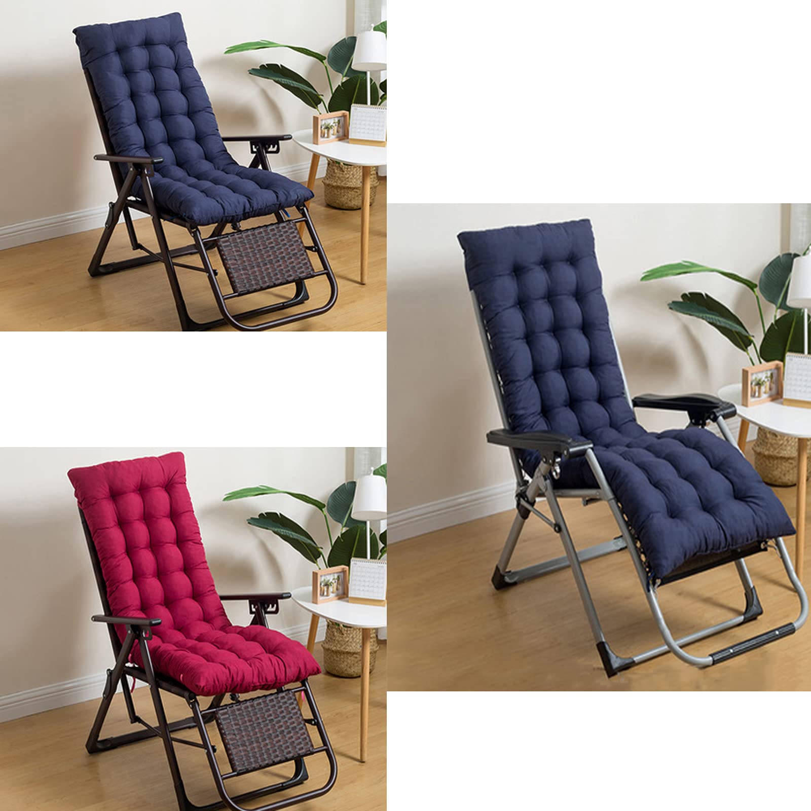 Premium Thick Long Sun Lounger Chair Cushion - 61