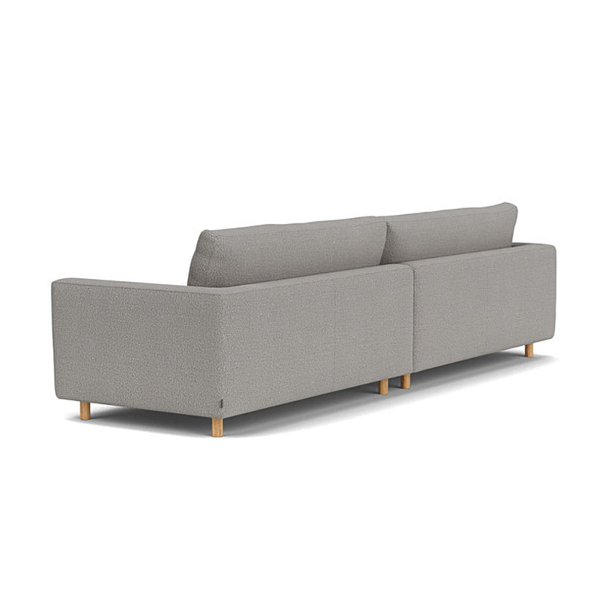Modern Dylan Boucle 4-Seater Sofa - Soft Chenille Fabric Sectional Couch for Living Room, Lounge & Family Room - Comfortable Mid-Century Style Sofa for Home Decor