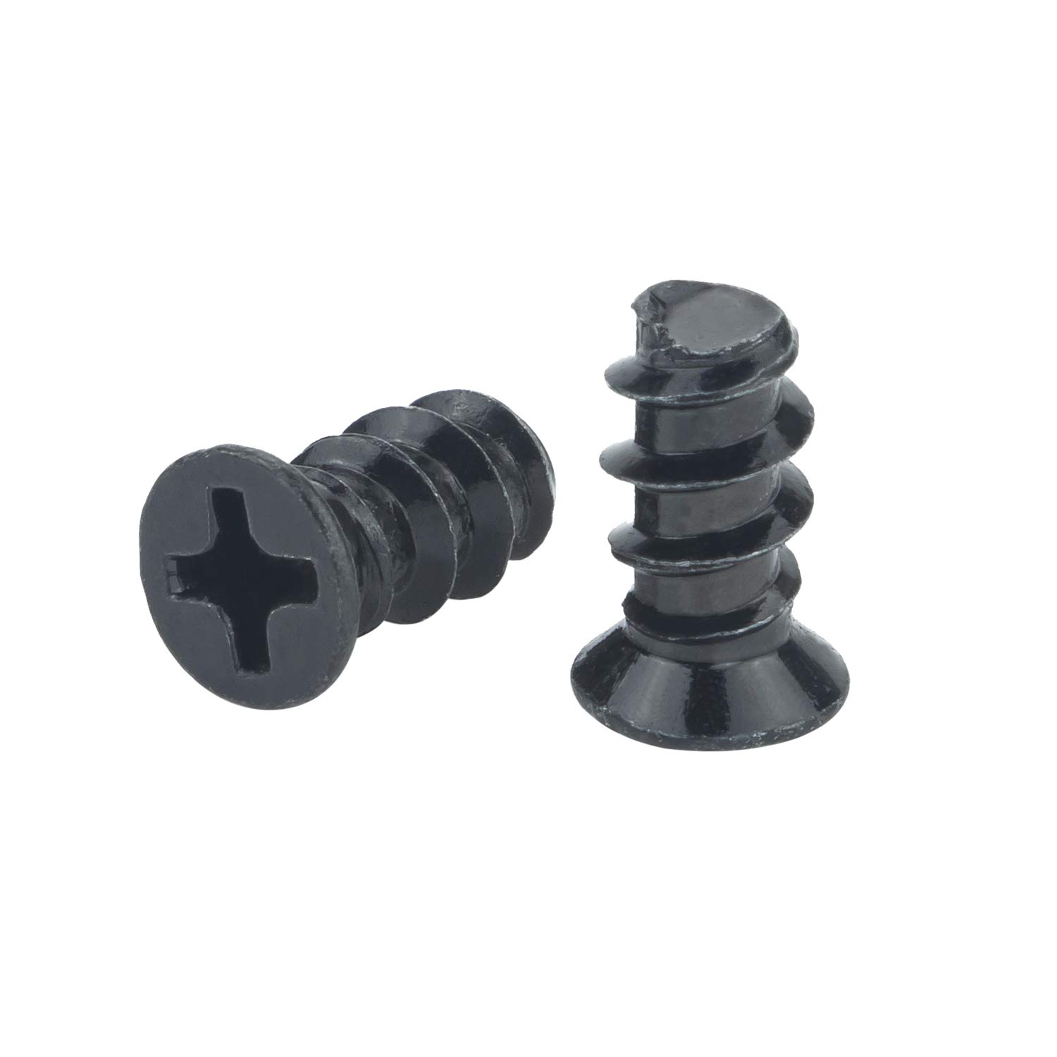 Favordrory M5x10 Black Zinc Computer Case Fan Screws - 100 PCS for PC Cooling Fan Mounting | Durable & Secure Fasteners for PC Builds, Gaming Rigs, and Workstations