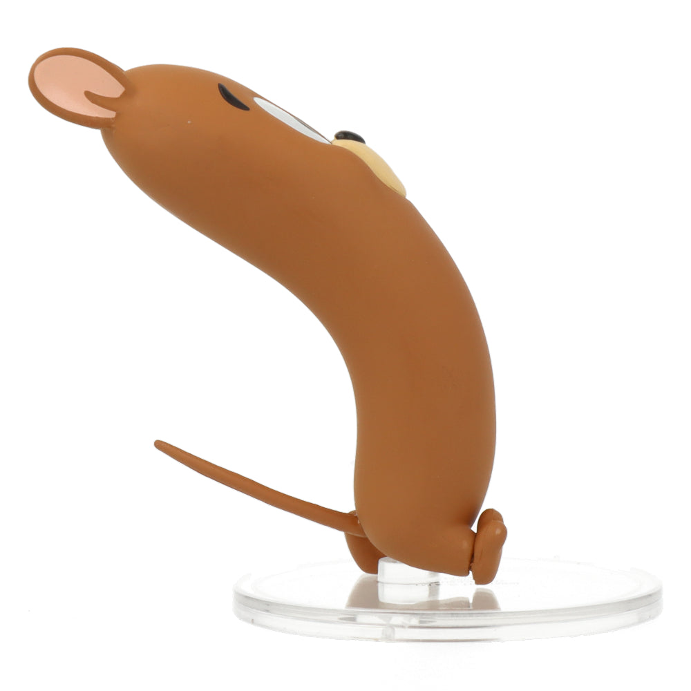 Tom & Jerry Series 3 Jerry with Sausage UDF Figurine - Collectible Cartoon Character Statue for Home Decor, Office Display, and Gift Giving