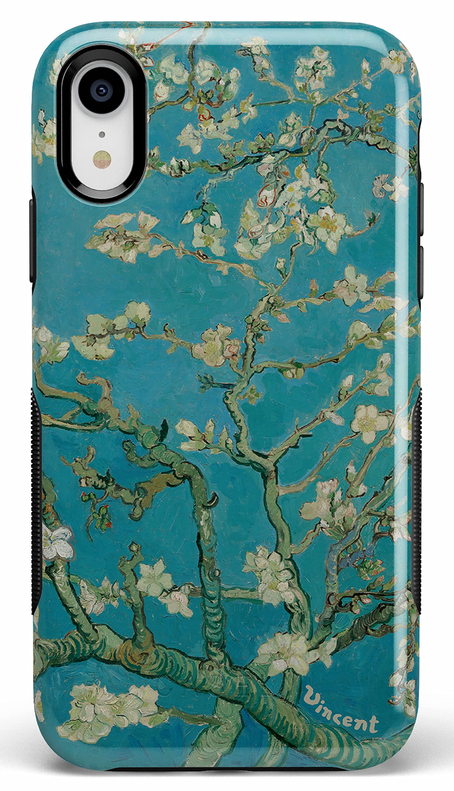 Casely iPhone XR Floral Case | Van Gogh Almond Blossom Design Protective Phone Cover - Perfect for Everyday Use, Travel & Gift Giving