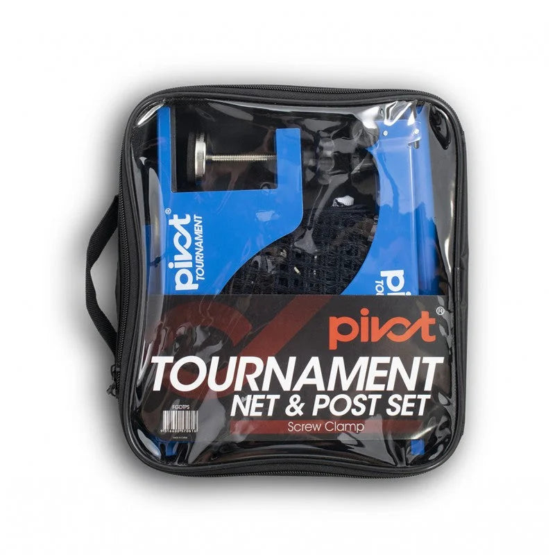 PIVOT FGDTPS Tournament Volleyball Net & Post Set - Professional Outdoor Sports Equipment for Beach, Backyard, and Competitive Play