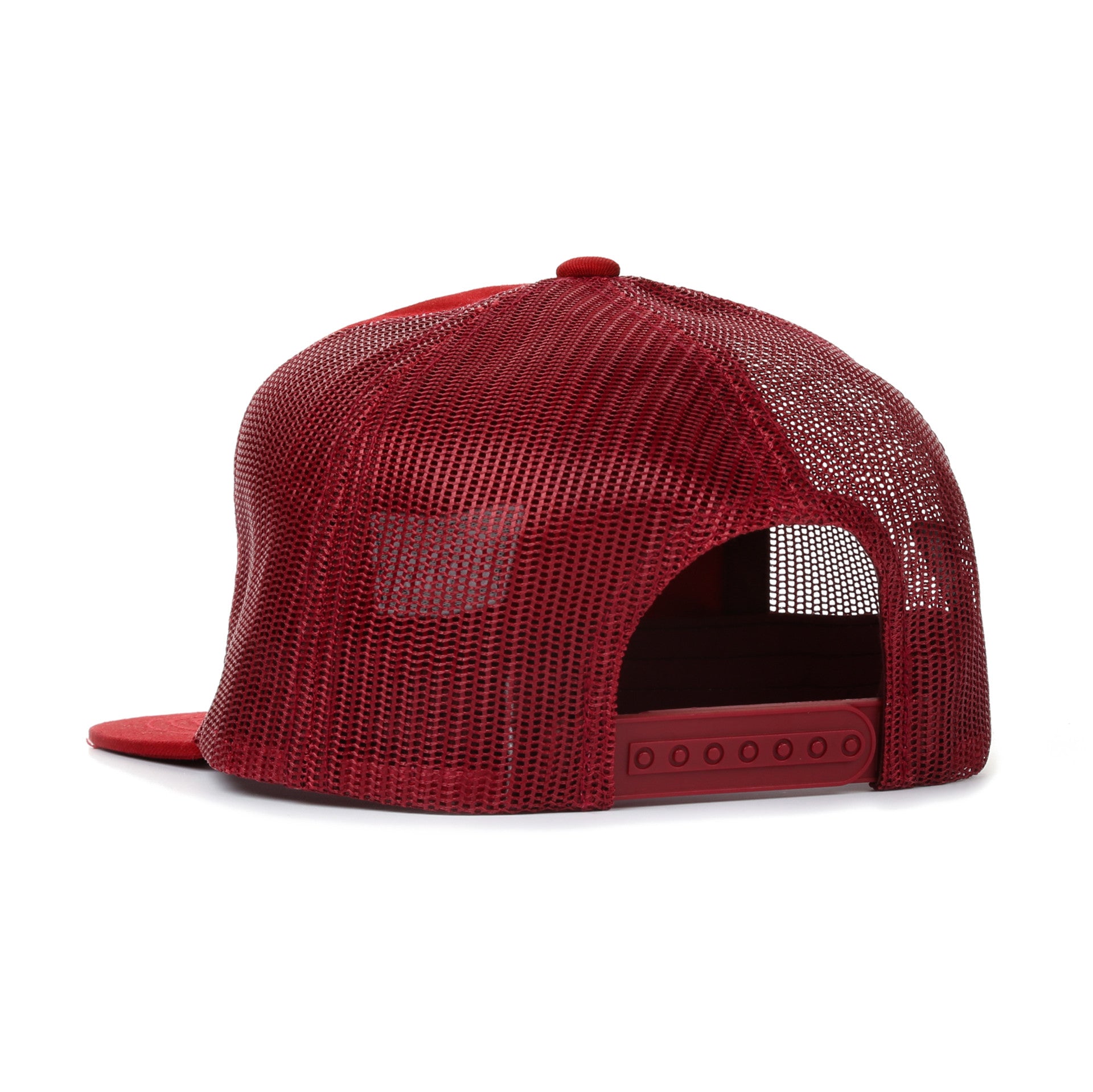 Brixton Stith Mesh Cap - Burgundy Red Adjustable Baseball Hat for Men & Women | Perfect for Outdoor Sports, Hiking, and Casual Wear