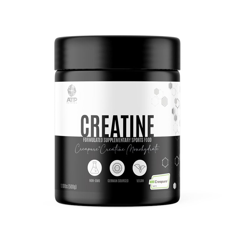 ATP Science Creatine Monohydrate Powder - Premium Muscle Building Supplement for Athletes & Bodybuilders - Supports Strength, Endurance & Recovery - Ideal for Pre/Post Workout & Fitness Training