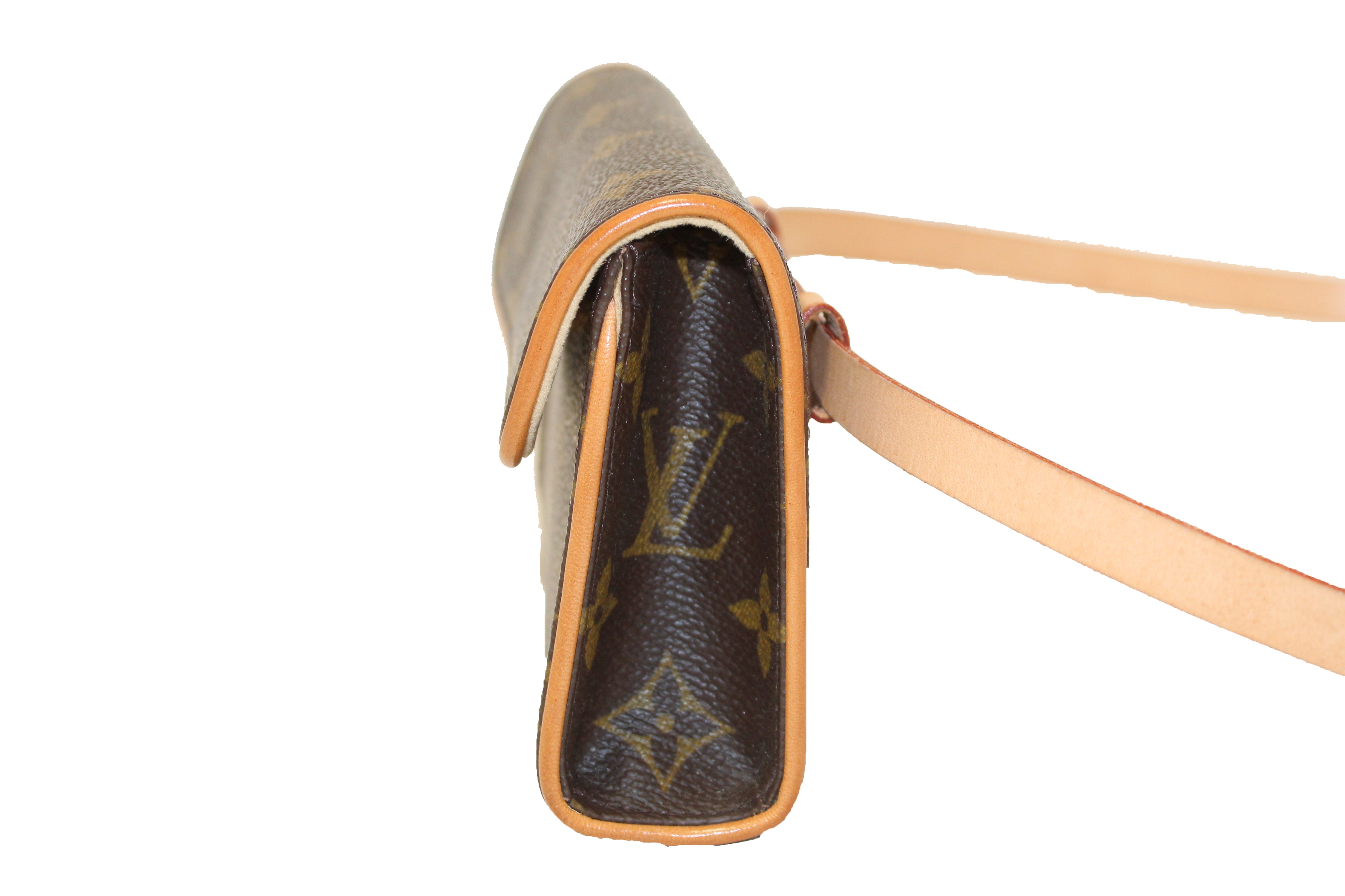 Authentic Louis Vuitton Monogram Canvas Pochette Florentine Handbag - Small Size Crossbody Bag for Women | Perfect for Date Night, Travel & Everyday Use