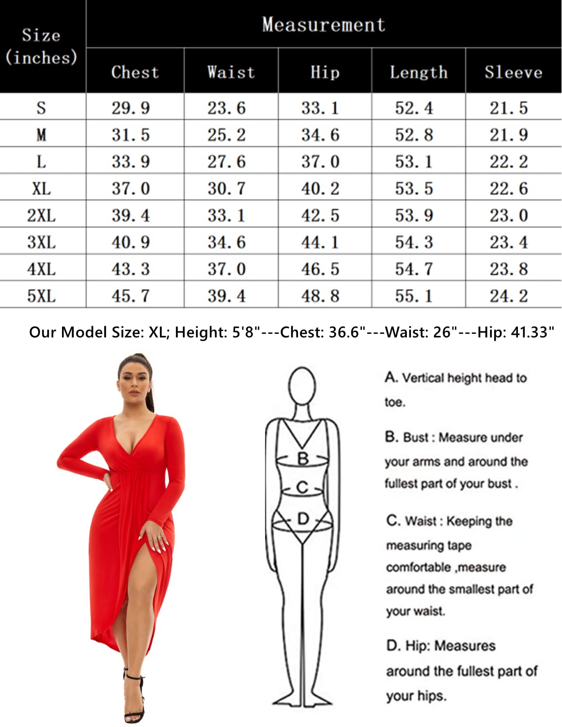 Plus Size Club Dresses for Women - Elegant Bodycon Prom Ball Gown, Wedding Guest & Bridesmaid Midi Dress - Perfect for Night Parties, Special Occasions & Formal Events