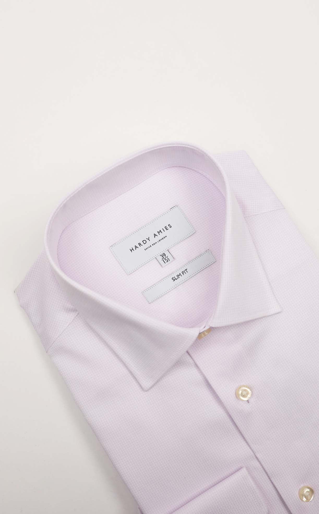 Stylish Blush Micro Check Shirt for Men - Slim Fit Casual Button Down Shirt for Office, Date Night & Spring Outfits