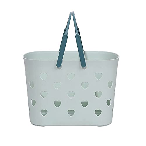 Portable Shower Caddy Organizer with Handles - Plastic Storage Baskets for Bathroom & Kitchen - Holds Shampoo, Body Wash, Hair & Beauty Products | Perfect for Shower Organization, College Dorms & Small Space Storage